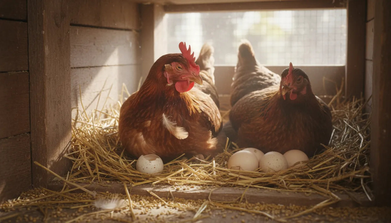lay 的插图：To produce and release eggs.