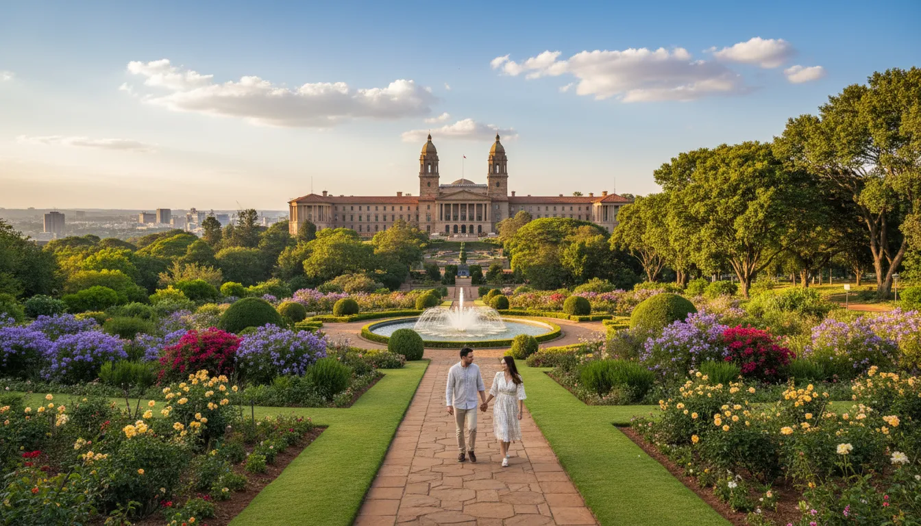 Pretoria-এর ইলাস্ট্রেশন: The administrative capital of South Africa.