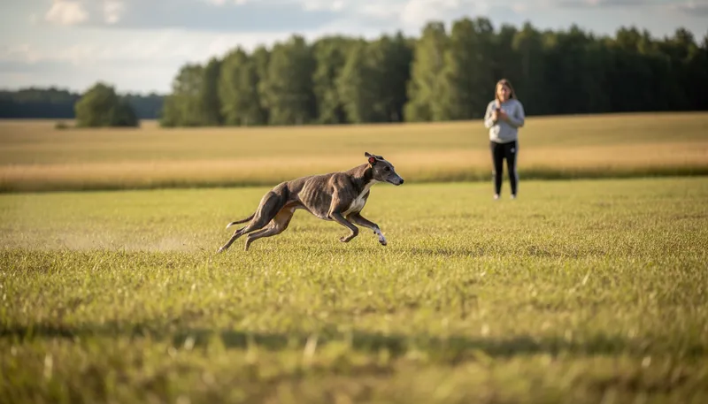 Illustration of greyhound: a breed of dog known for its speed.