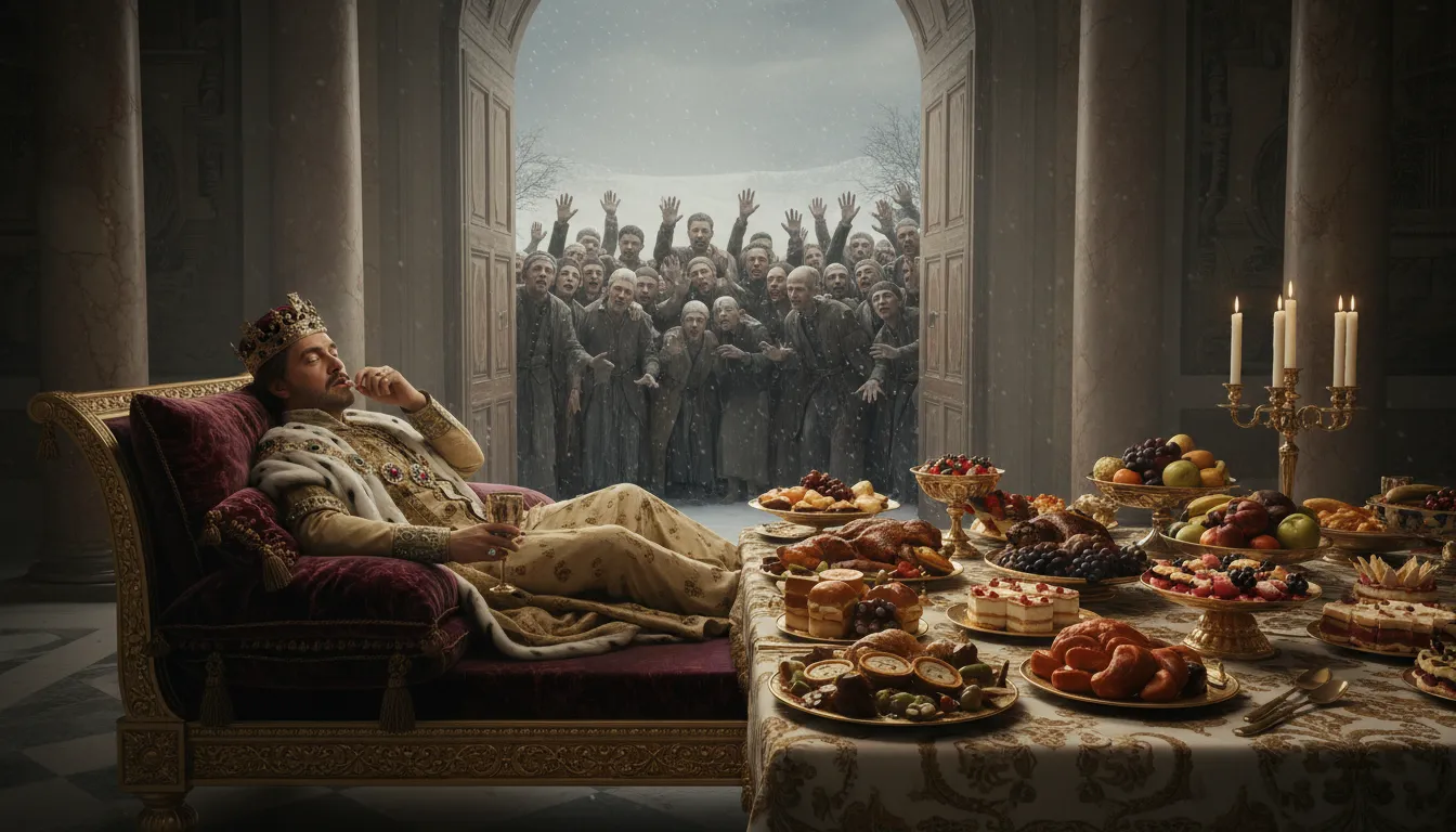 Illustrazione di decadent: Luxurious and self-indulgent in a negative way.