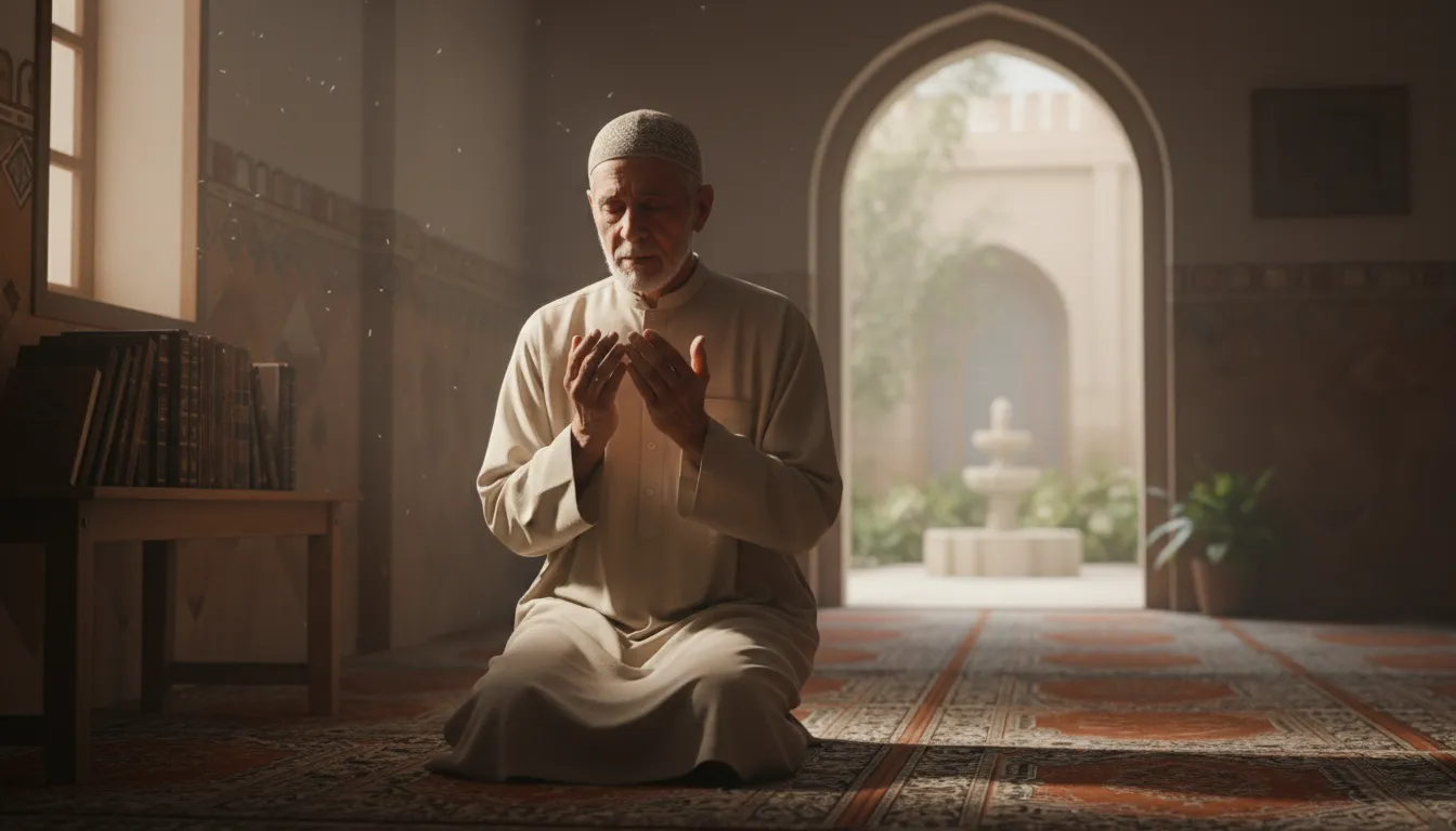 religiosityのイラスト：Strong devotion to religious beliefs.