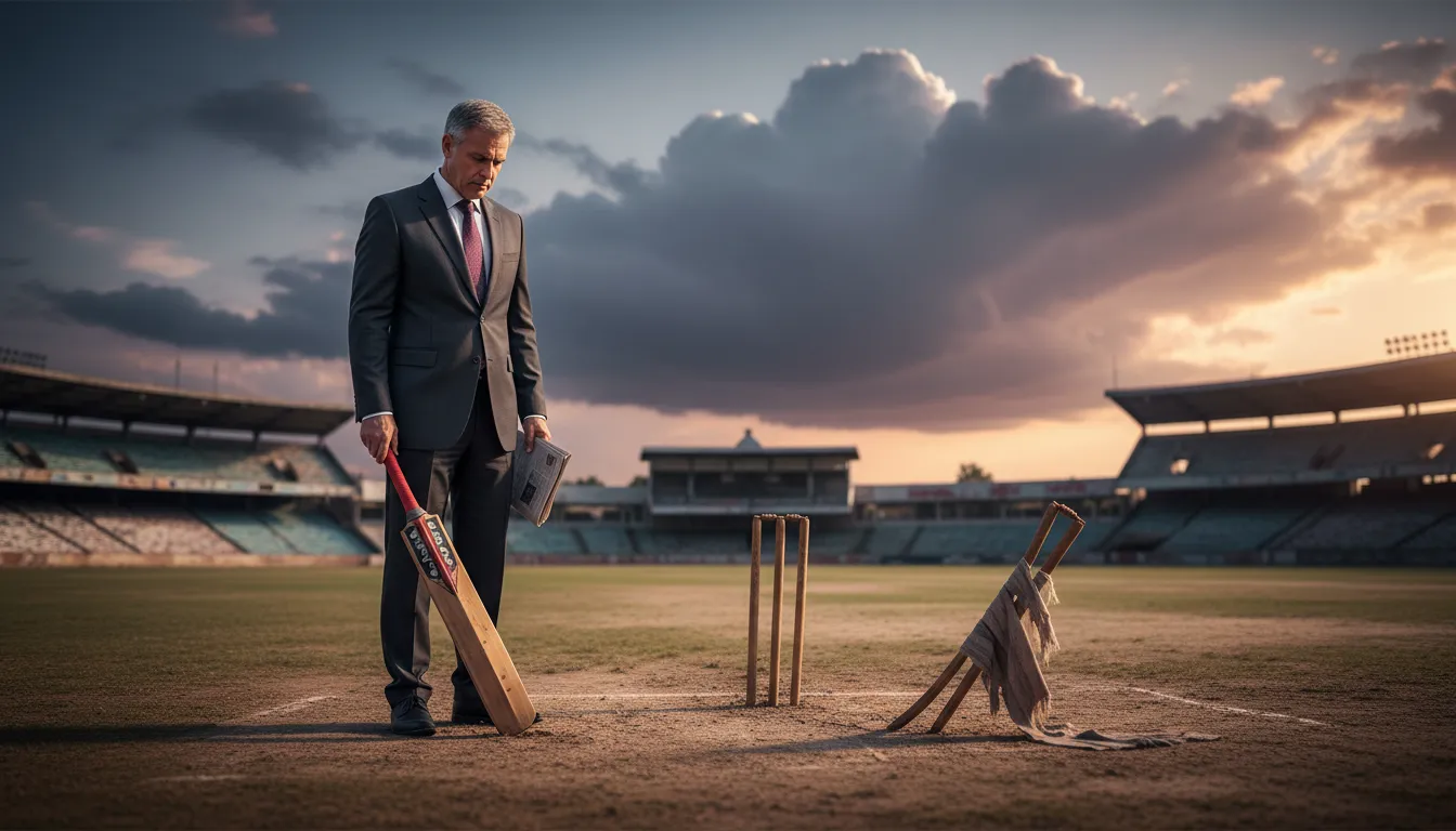 ภาพประกอบของ on a losing wicket: in a difficult or unfavorable situation.