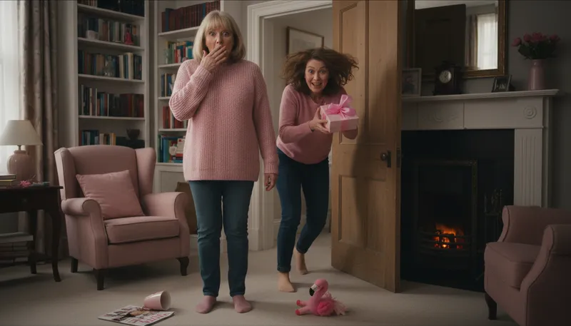 Illustration of strike me pink: Expressing surprise or shock.
