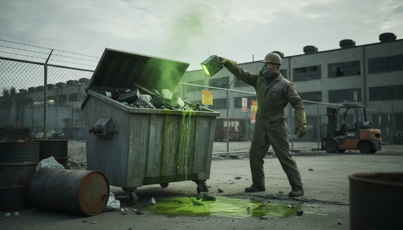 waste 일러스트: Unwanted material or things thrown away.