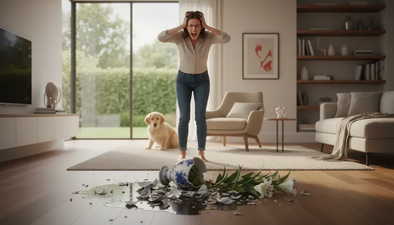 Illustration of flip shit: To become extremely angry or upset.
