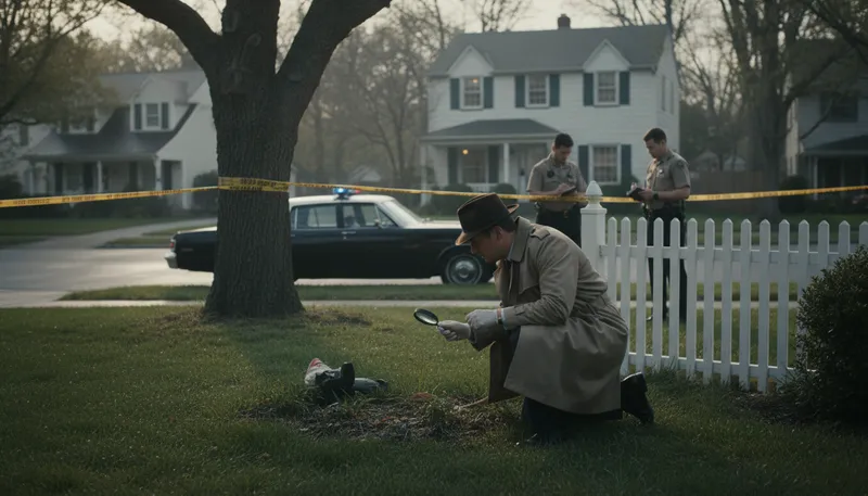 Illustration of homicide: The act of killing another person.