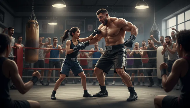 Illustration of punch above one's weight: To perform better than expected.
