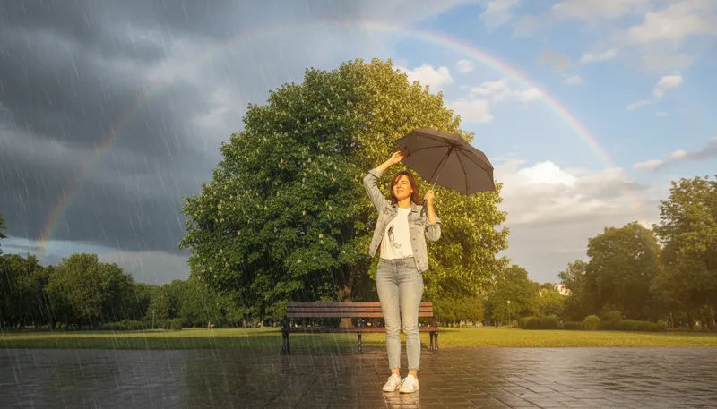 Illustration of bipolar: Having two contrasting states or extremes.