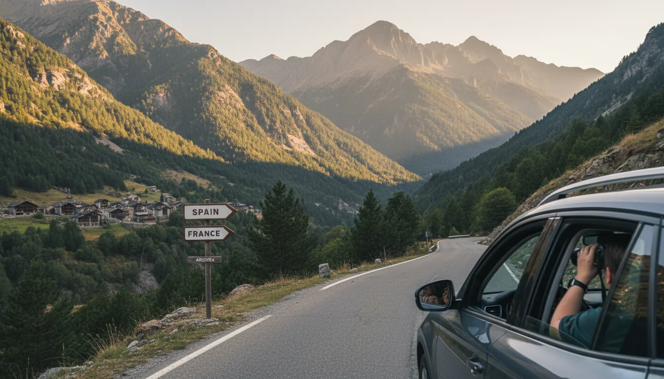 Andorra 的插圖：A small country between France and Spain.