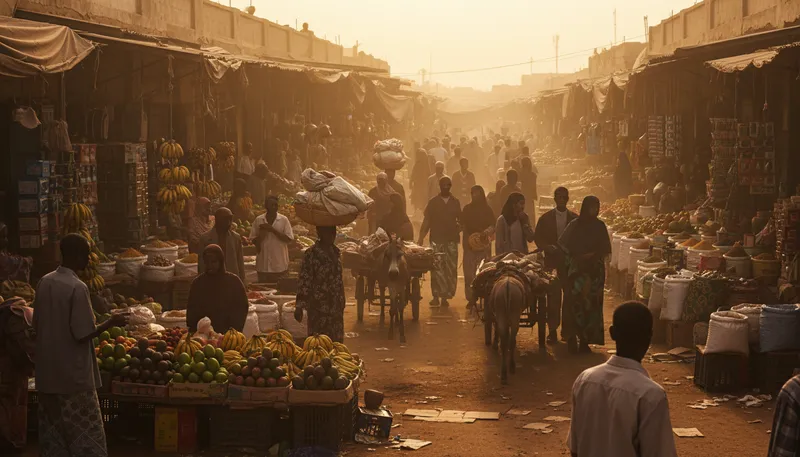 Illustration of mogadishu: The capital of Somalia.