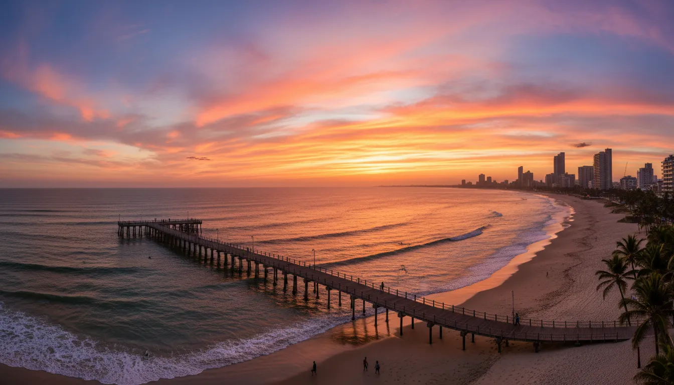 durbanのイラスト：A major city in South Africa.