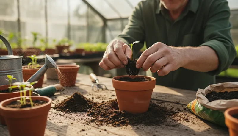 Illustration of seedling: A young plant that has just sprouted.