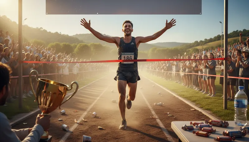 Illustration of triumph: A great victory or achievement.