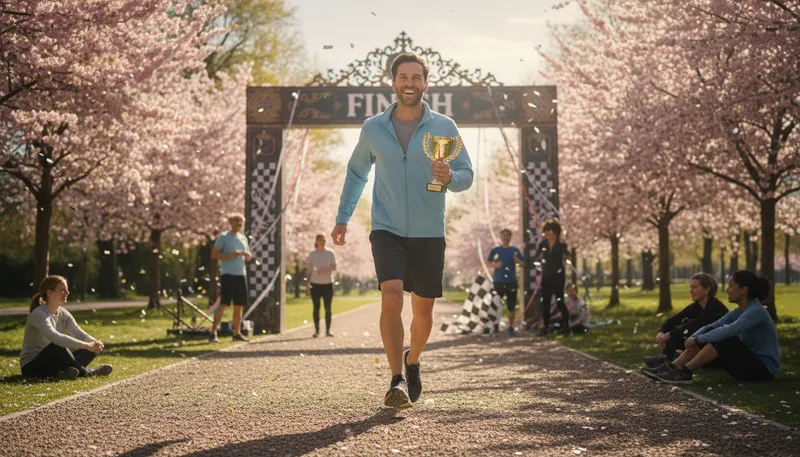 Illustration of spring in one's step: showing energy and enthusiasm
