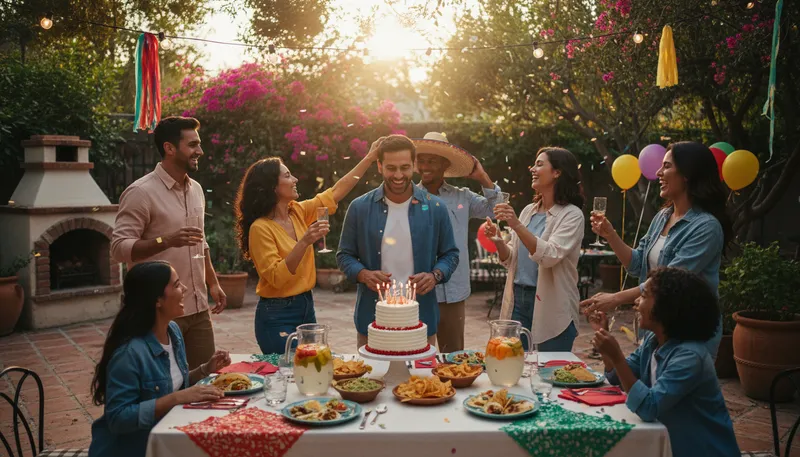 Illustration of dos: a type of party or gathering
