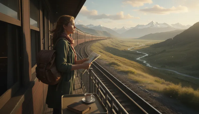Illustration of travel: to move from one place to another