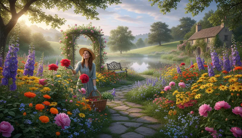 Illustration of bloom: to produce flowers; to flourish