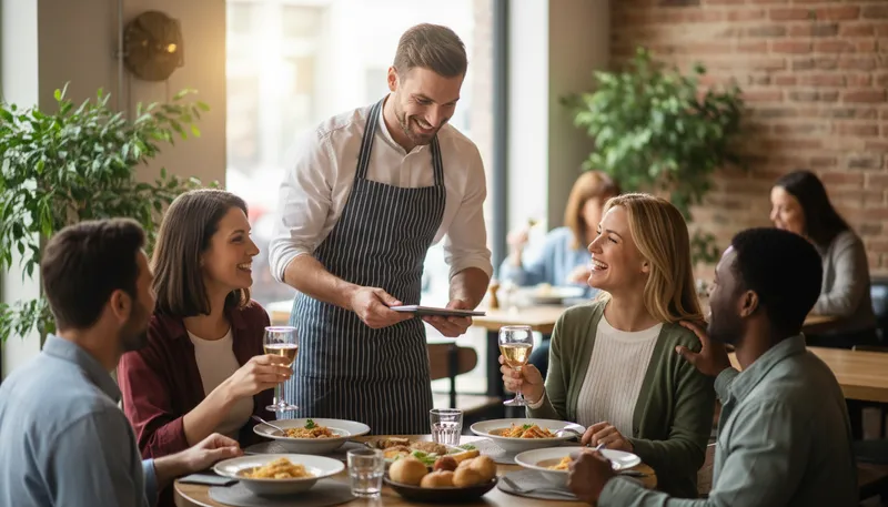 Illustration of personable: Friendly and pleasant in manner.