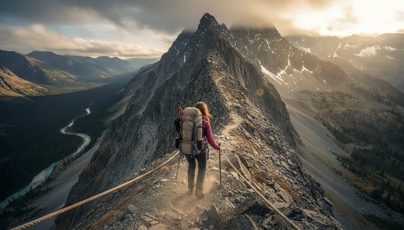 Illustration of adventurous: Willing to take risks.