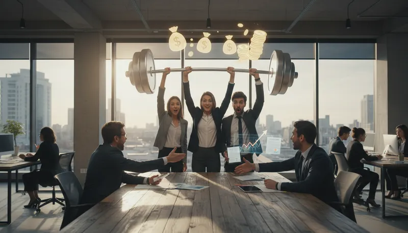 Illustration of hit above one's weight: To achieve more than expected.