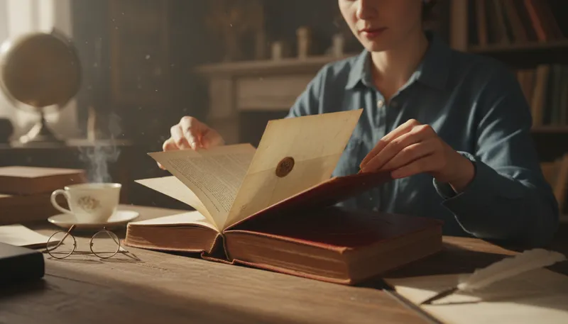 Illustration of book: a set of written pages bound together