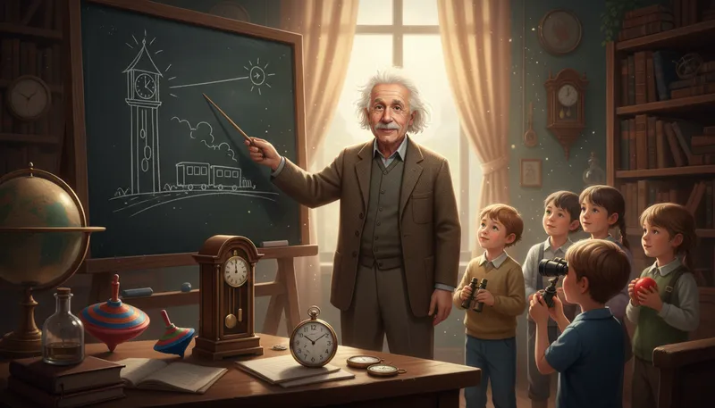 Illustration of relativity: The way things are related or depend on each other.