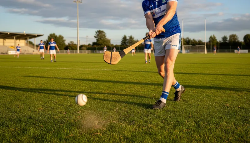 Illustration of hurley: A stick used in the game of hurling.