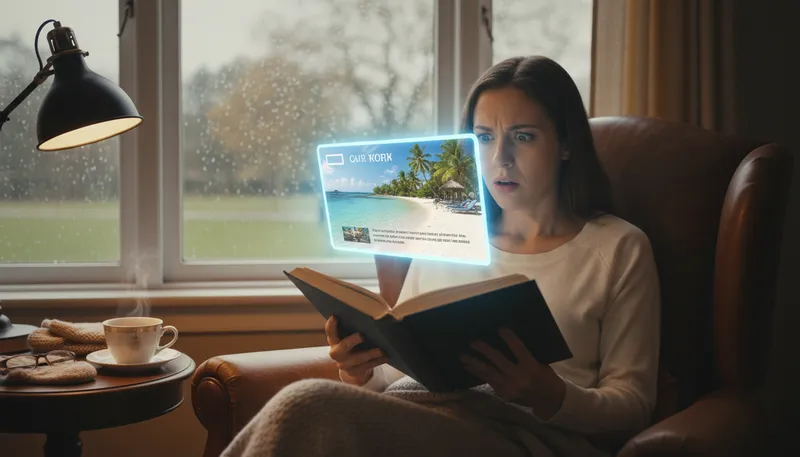 Illustration of popup: a window that appears suddenly on a screen.