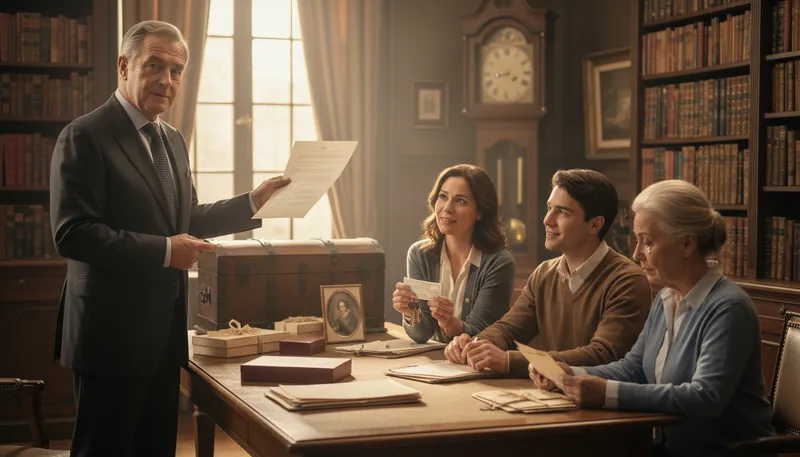 Illustration of executor: A person who carries out a will.