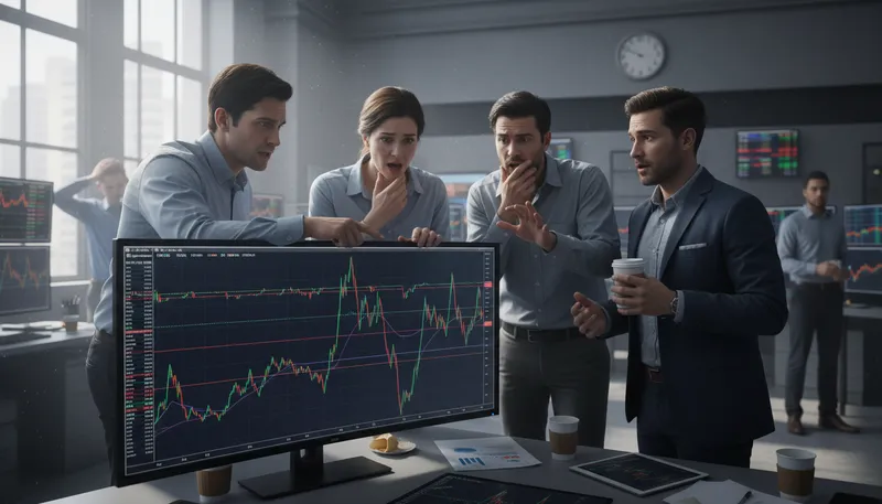 Illustration of intraday: Within a single trading day.