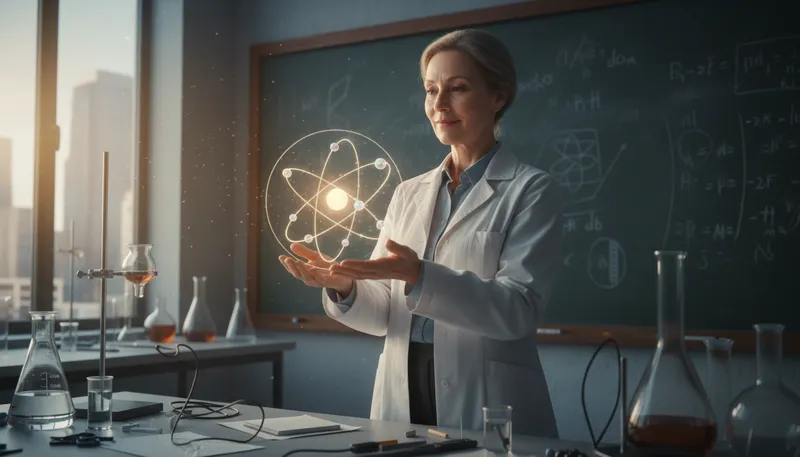 Illustration of bohr: A model describing atomic structure and behavior.