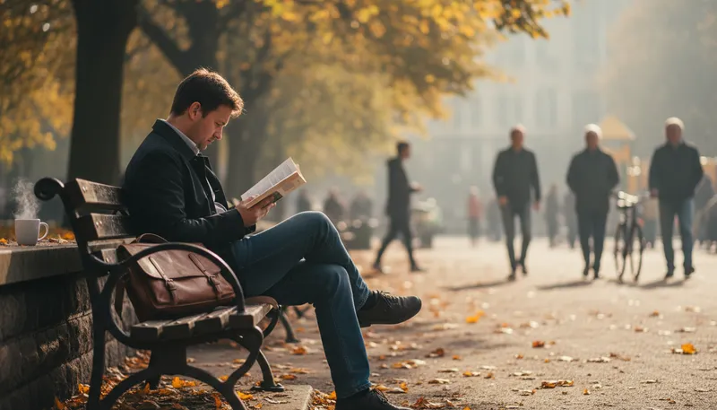 Illustration of lost to the world: Completely unaware of surroundings.