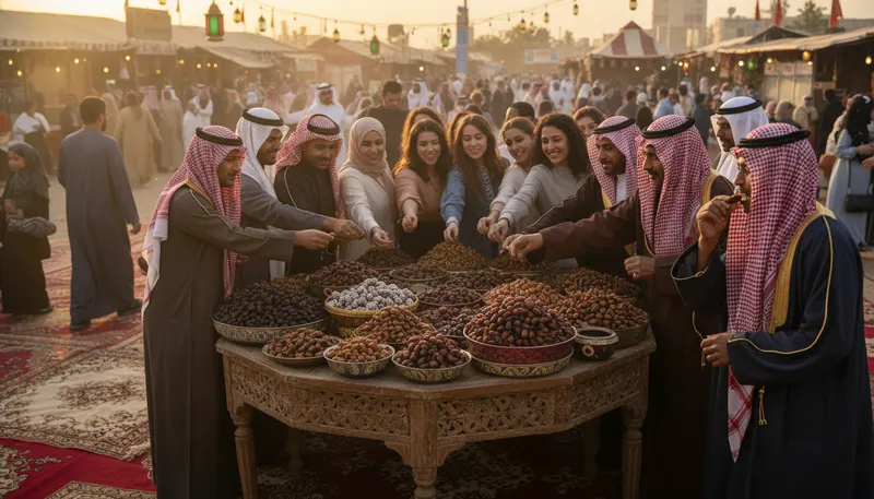 Illustration of saudis: People from Saudi Arabia or related to it.