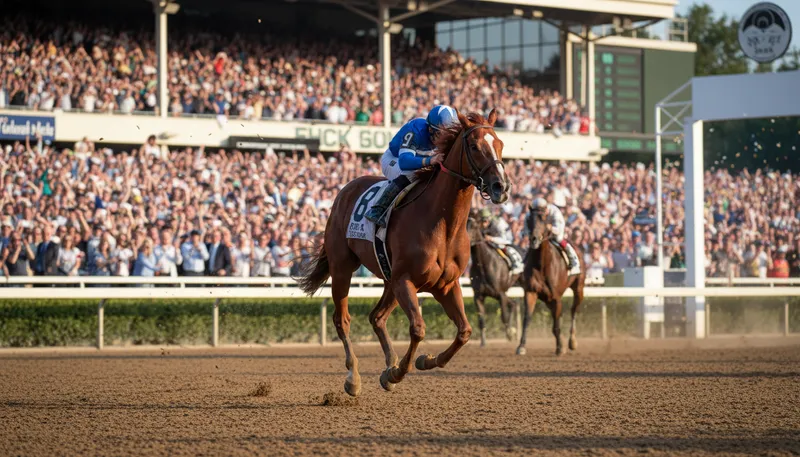 Illustration of secretariat: famous racehorse known for its speed