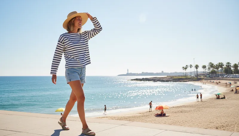 Illustration of breton: A type of fabric or a style of clothing.