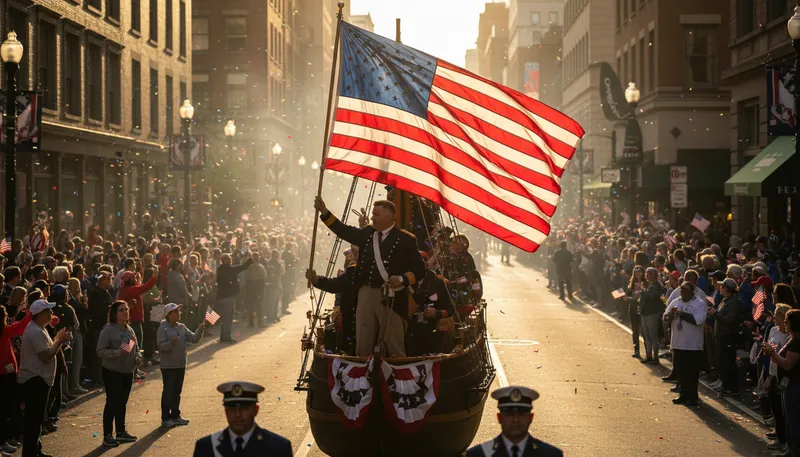 Illustration of patriot: A person who loves and supports their country.
