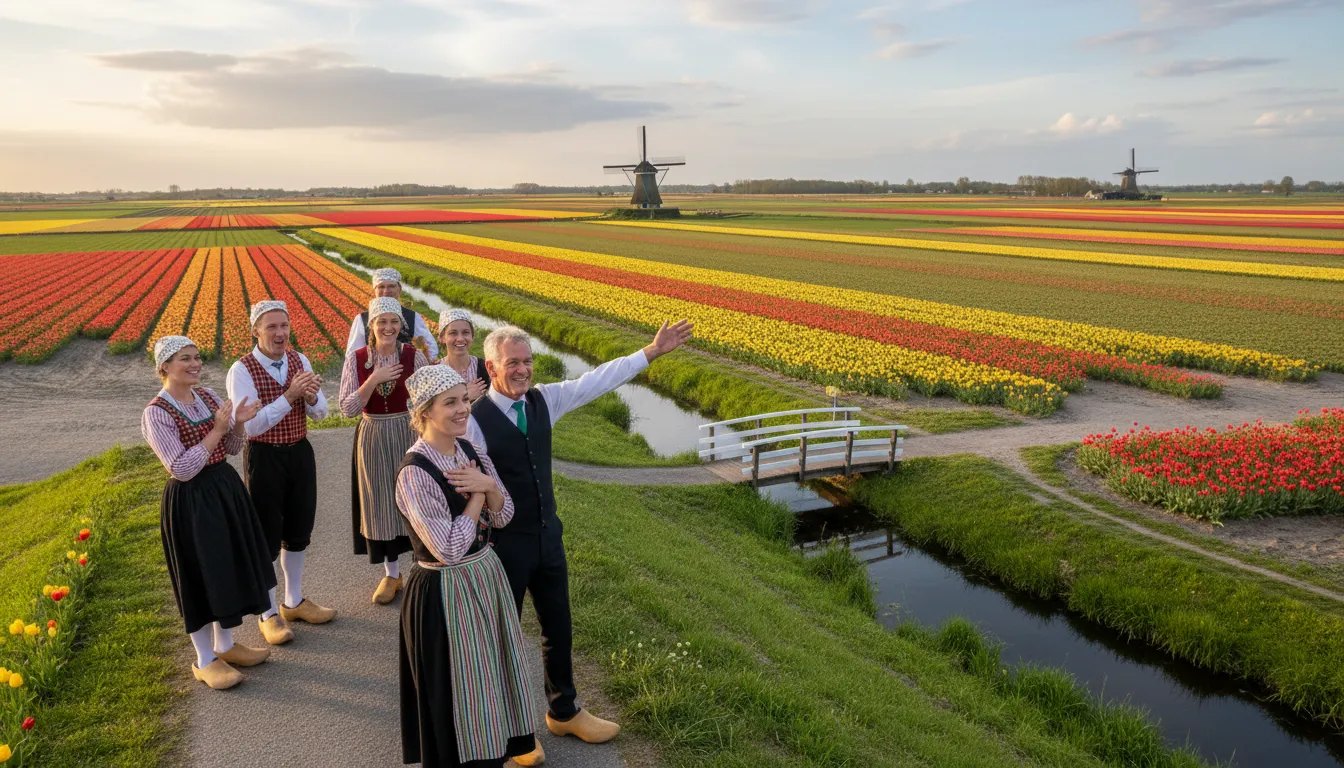 Nederland 的插圖：The Dutch name for the Netherlands.
