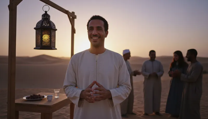 Illustration of ramadan mubarak: a greeting during the month of Ramadan