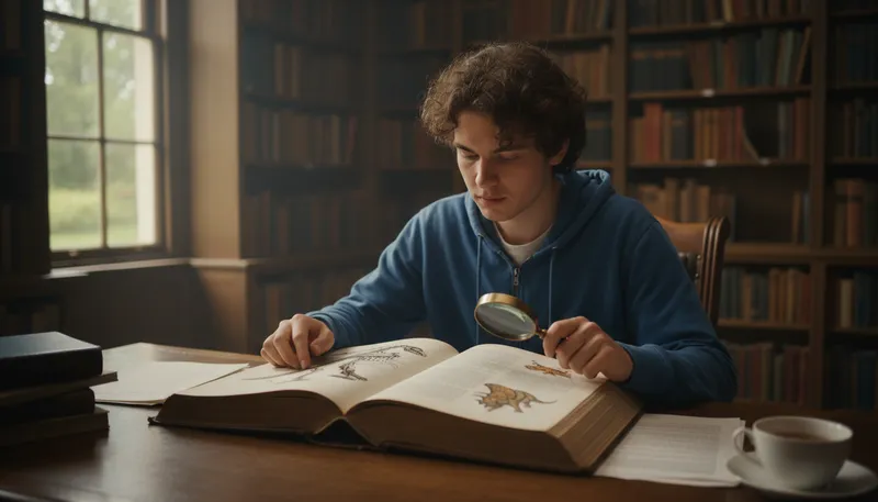Illustration of encyclopedia: a book or set of books with information