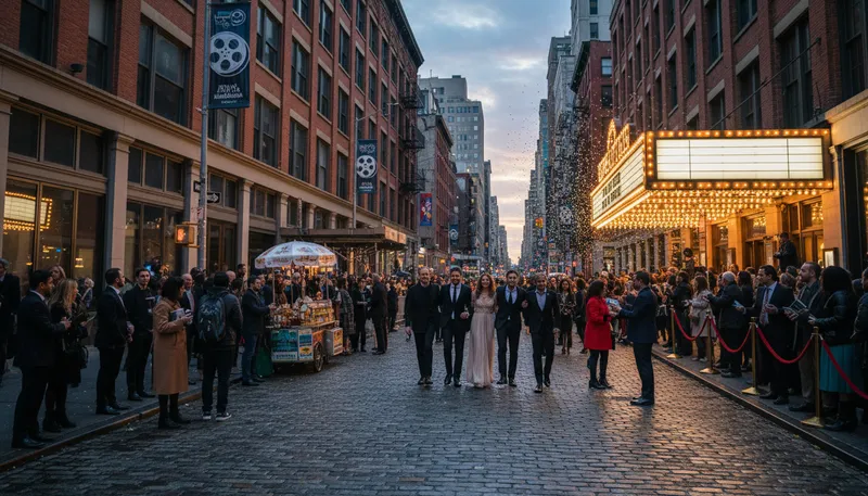 Illustration of tribeca: A neighborhood in New York City.