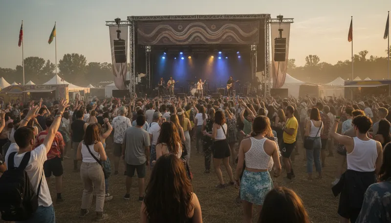 Illustration of sxsw: A popular music festival in Austin, Texas.