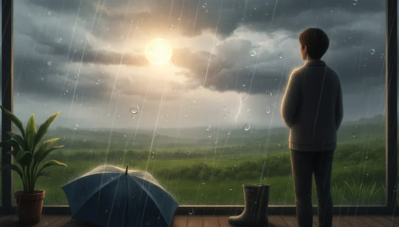Illustration of if one is a day: implying certainty or inevitability