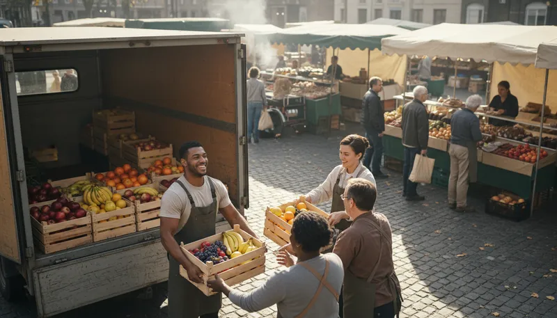 Illustration of distributor: A person or company that supplies goods.