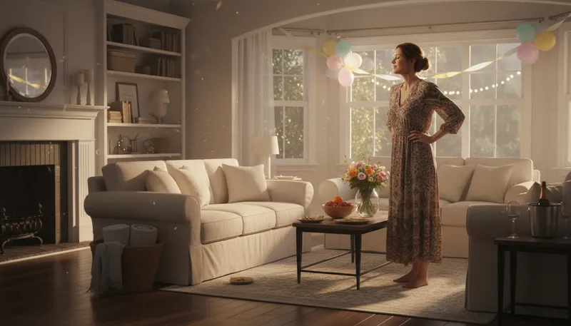 Illustration of one's house in order: organize personal life and responsibilities well.