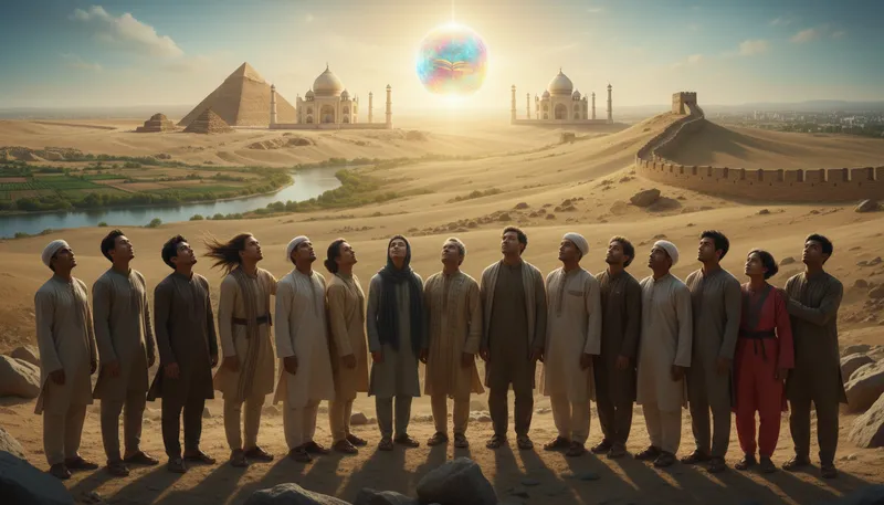 Illustration of universal: relating to the universe