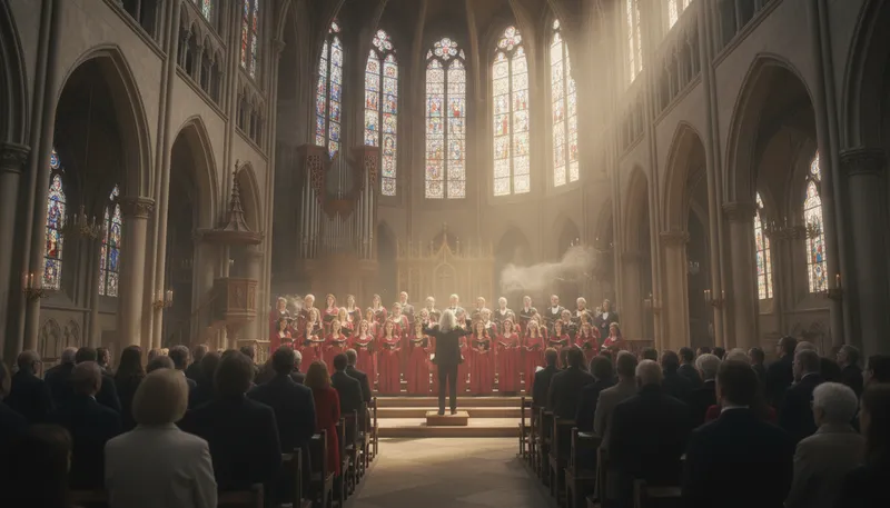 Illustration of missa: A term for a Mass in Christian liturgy.