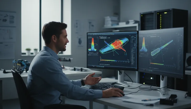 Illustration of cae: Computer-Aided Engineering.
