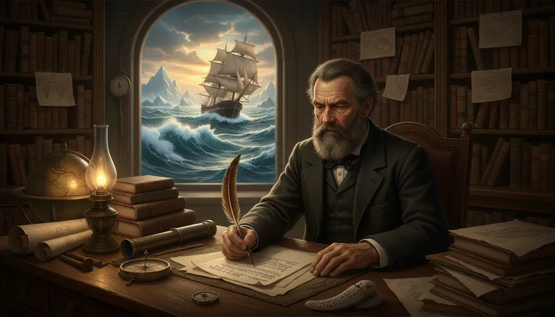 Illustration of melville: A surname, often associated with literature.