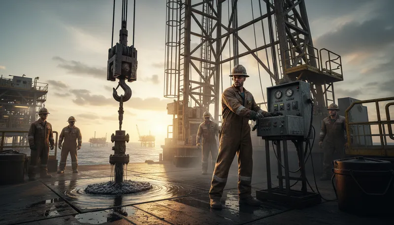 Illustration of petroleum: A thick liquid used for fuel and energy.
