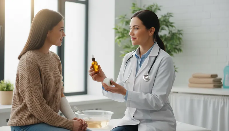Illustration of treatment: Care given to improve a health condition.